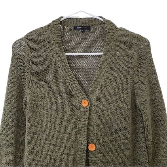 Bcbg Olive Green Cardigan(Size Medium) - Picture 3 of 6